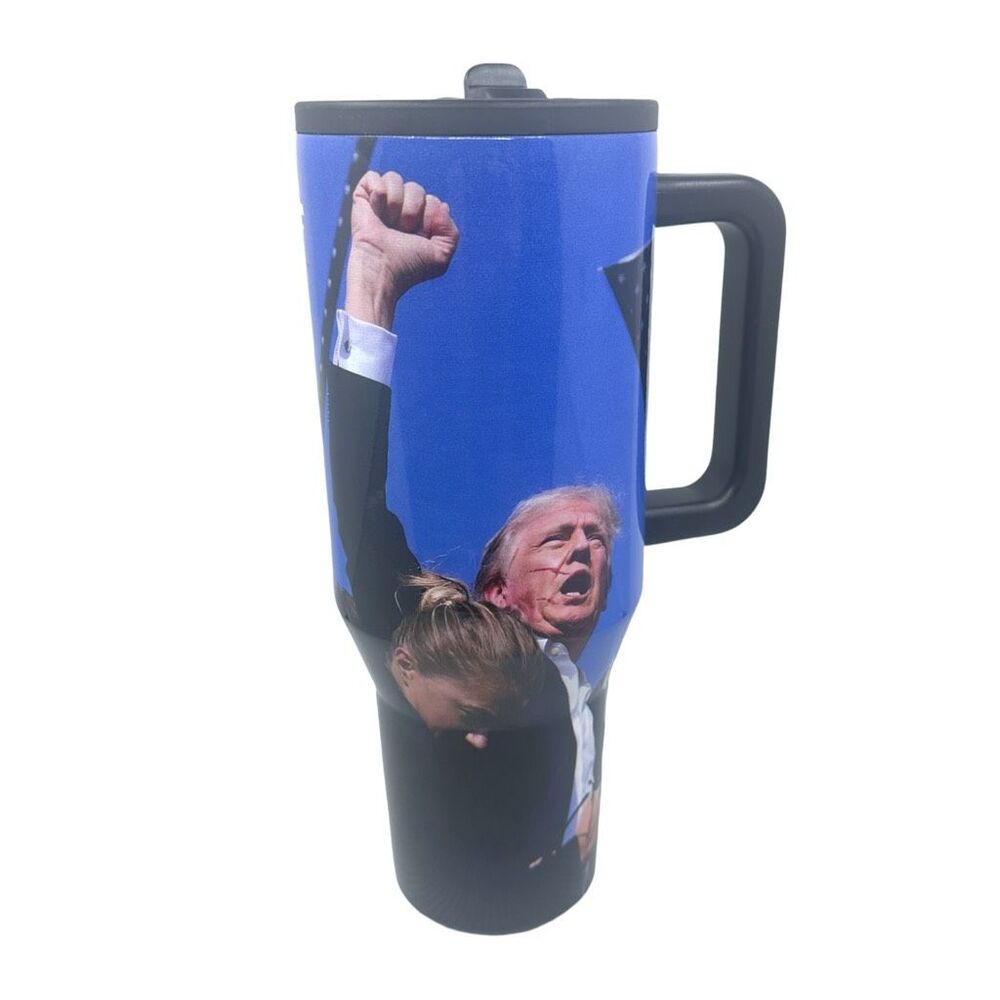 TRUMP 2024 Reusable Stainless Steel Tumbler - 40 oz